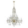 Traditional Crystal 37.5'' Swarovski Strass Crystal Polished Brass Chandelier (205|1112-PB-CL-S)