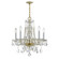Traditional Crystal 18'' Hand Cut Crystal Polished Brass Chandelier (205|1061-PB-CL-MWP)