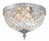 Radley 10'' Polished Chrome Faceted Cut Glass Bowl Flush Mount (205|117-10-CH)