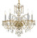 Traditional Crystal 5 Light Hand Cut Crystal Polished Brass Chandelier (205|1005-PB-CL-MWP)
