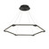 LUNE 32IN HEXAGON PENDANT 3000K (1357|PD-14032-BK)