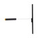 Silo 2015 H/J/L Track Pendant (1357|H-PD2015-940-BK/GL)