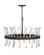 Medium Single Tier Chandelier (88|FR30904BLK)