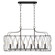 Zucca 42.5'' English Bronze + Antique Gold Linear Chandelier (205|ZUC-A9037-EB-GA)