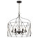 Zucca 6 Light English Bronze + Antique Gold Chandelier (205|ZUC-A9035-EB-GA)