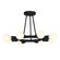 Dakota 15'' Black Semi Flush Mount (205|9043-BK)