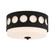 Kirby 13.25'' Black Forged Flush Mount (205|KIR-B8100-BF)