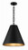 Brian Patrick Flynn Alston 18'' Matte Black + Antique Gold Pendant (205|8687-MK-GA)
