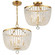 Rylee 4 Light Antique Gold Mini Chandelier (205|604-GA)