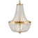 Rylee 3 Light Antique Gold Mini Chandelier (205|603-GA)