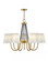 Medium Single Tier Chandelier (87|37386HB)