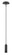 Extra Small LED Pendant (87|32377BK)