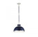 Corning 1-Light Pendant in Navy with Polished Nickel Accents (128|7-8882-1-174)