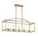 Palladian 5-Light Linear Chandelier in Warm Brass (128|1-190-5-322)