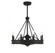 Lyon 8-Light Fan D'Lier in Matte Black (128|39-FD-124-89)