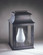 Pagoda Wall Top Antique Copper Medium Base Socket With Chimney Frosted Glass (850|5651-AC-CIM-FST)