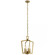 Abbotswell 19 inch 4 Light Pendant in Natural Brass (2|43498NBR)