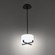 LAUREL 8IN MINI PENDANT 3000K (1357|PD-69108-BK)