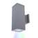 Cube Architectural 5'' LED Color Changing Up and Down Wall Light (1357|DC-WD05-NS-CC-GH)