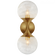 Cristol Small Double Sconce (279|ARN 2405HAB-WG)