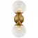 Cristol Small Double Sconce (279|ARN 2405HAB-WG)