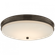 Launceton Medium Flush Mount (279|CHC 4603BZ-WG)