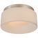 Halo 5.5'' Solitaire Flush Mount (279|BBL 4092BSL-WG)