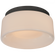 Halo 5.5'' Solitaire Flush Mount (279|BBL 4092BLK-WG)