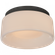 Halo 5.5'' Solitaire Flush Mount (279|BBL 4092BLK-WG)