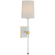 Lucia Medium Tail Sconce (279|JN 2051WHT/CG-L)