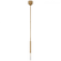 Rousseau Single Pendant (279|KW 5586AB-SG)