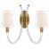Clarice Double Sconce (279|JN 2030CG/AB-L)