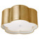Bryce Medium Flush Mount (279|KS 4117G/WHT-FA)