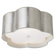 Bryce Medium Flush Mount (279|KS 4117BSL/WHT-FA)