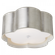 Bryce Medium Flush Mount (279|KS 4117BSL/WHT-FA)
