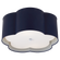 Bryce Medium Flush Mount (279|KS 4117NVY/WHT-FA)