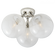 Cristol Large Triple Flush Mount (279|ARN 4401PN-WG)
