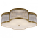 Basil 17'' Flush Mount (279|AH 4015NB/CG-FG)