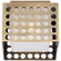 Precision Small Square Flush Mount (279|KW 4060AB-CDG)