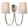 Reed Double Sconce (279|TOB 2126PN-NP)
