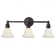 Boston Functional Triple Light (279|SL 2933BZ/SLEG-WG)