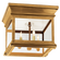 Club Small Square Flush Mount (279|CHO 4310AB-CG)