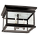 Club Large Square Flush Mount (279|CHC 4129BZ-CG)