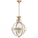 Crown Top Banded Globe Lantern (279|CHC 2111AW-CG)