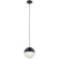 Moonlit LED 3000K 7.75'' Pendant Matte Black with White Glass (2|83854MBKWH)