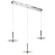 Korfu™ 3 Light Linear Pendant Cluster Chrome (2|84139)