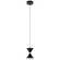 Kordan 9'' 1 Light LED Mini Pendant Matte Black (2|84130)