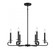 Torino 6-Light Chandelier in 
Matte Black (128|1-2450-6-89)