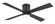 Kwartet 52 inch Indoor/Outdoor Ceiling Fan with LED CCT Select Light Kit - Black with Black blades (90|FPS8553BL)