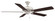 Edgewood 60 inch Indoor/Outdoor Ceiling Fan - Brushed Nickel with Dark Walnut blades (90|FP9060BNW)
